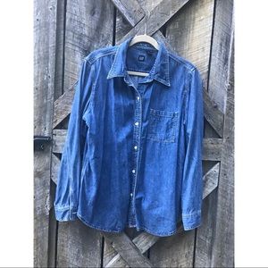 Denim Button-Down